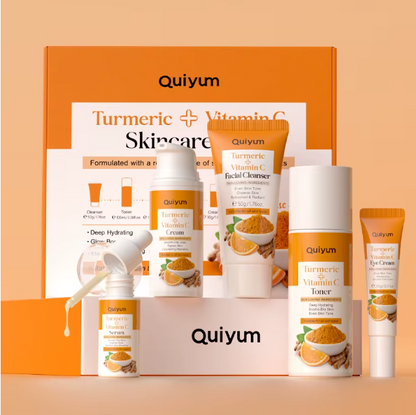 Coffret de soins visage au Curcuma et à la Vitamine C