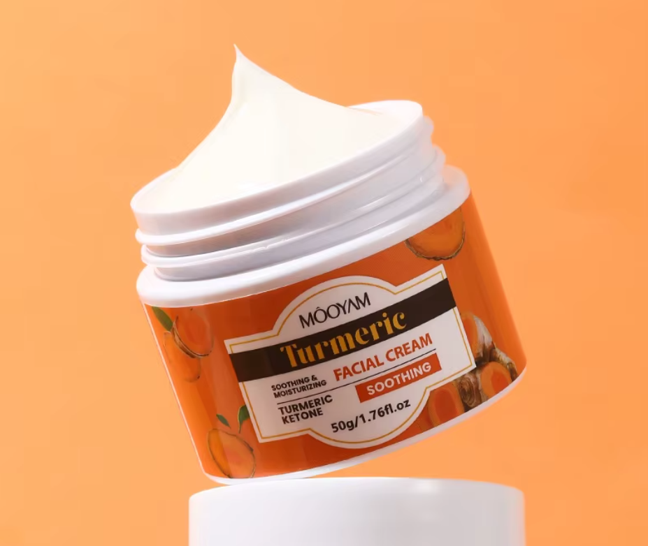 Crème de visage au curcuma