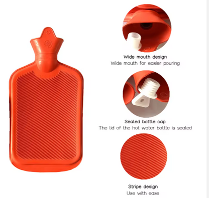 ❤️ Bouillotte Rouge Vif: Chaleur, Confort et Bien-être au quotidien