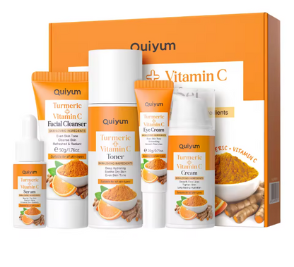 Coffret de soins visage au Curcuma et à la Vitamine C