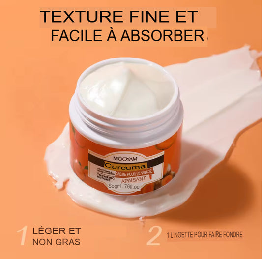 Crème de visage au curcuma