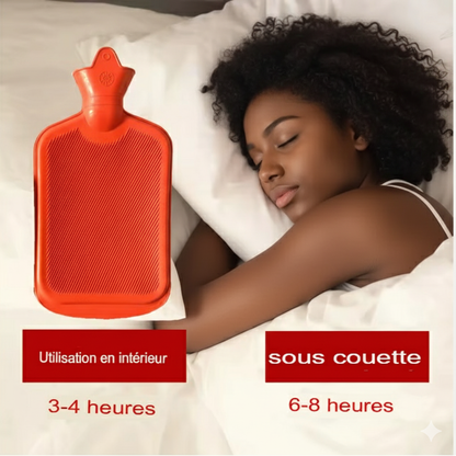 ❤️ Bouillotte Rouge Vif: Chaleur, Confort et Bien-être au quotidien