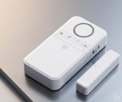 🛡️📹 PACK SÉCURITÉ 2 EN 1 – Caméra de Surveillance + Alarme Porte/Fenêtre